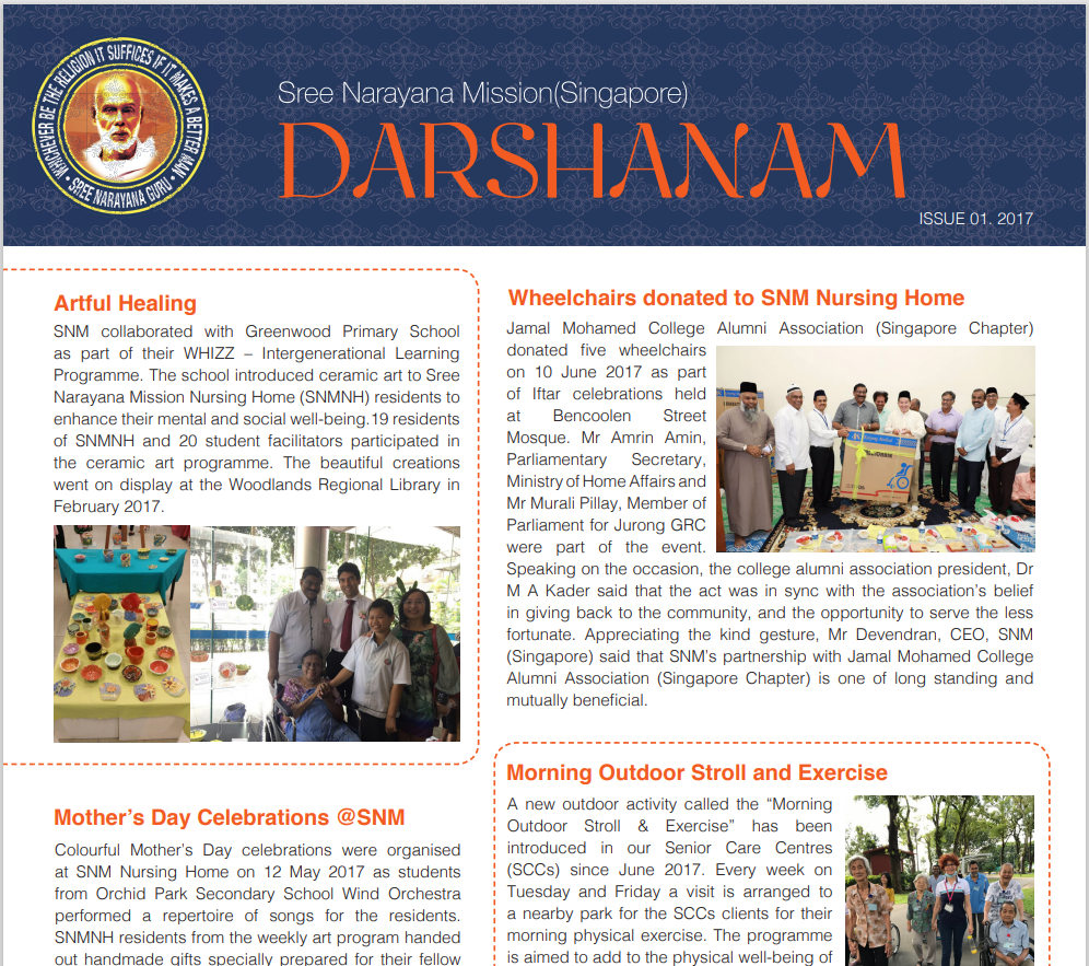 SNM Newsletter Issue 1 2017